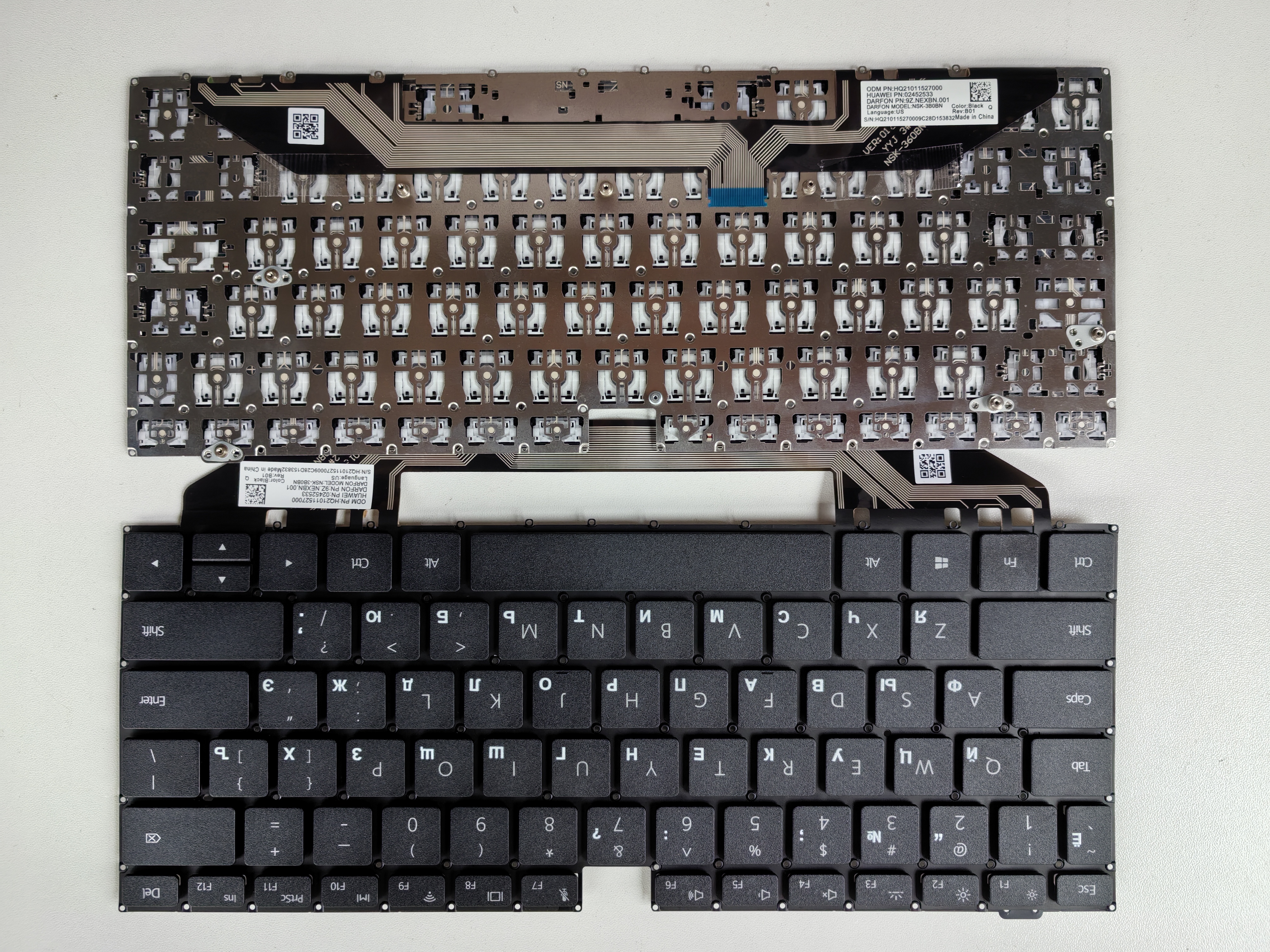 Picture of New Replacement Laptop Keyboard For HUAWEI W19C/W19L/W29BL/MateBook X Pro MACH-W19C BLACK RU Layout
